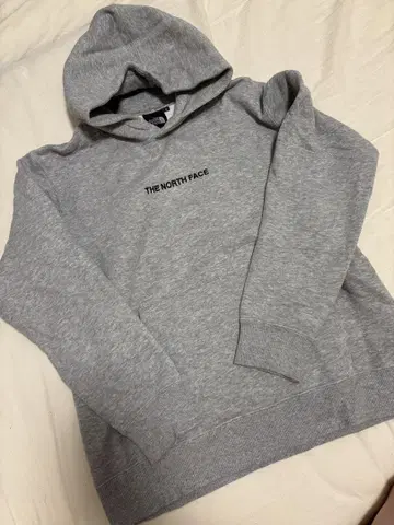 THE NORTH FACE 그레이 후드티 S