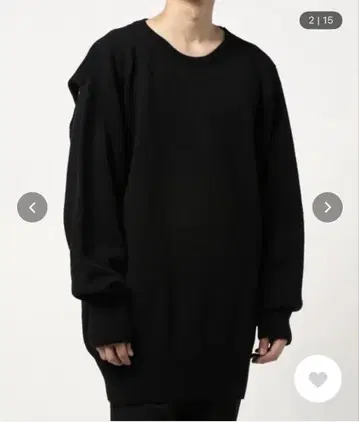 sulvam 20aw asymmetry knit