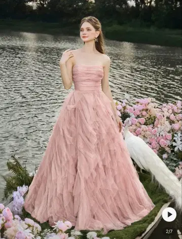롱 드레스 SHEIN FAERIESTY