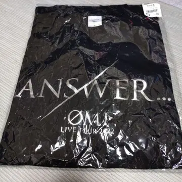 새상품 ANSWER 토사카 히로오미 T셔츠 L 사이즈