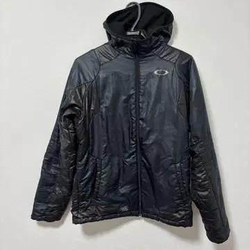 오클리 스컬 패딩 자켓 후드티 블랙 M 골프 폴리에스테르