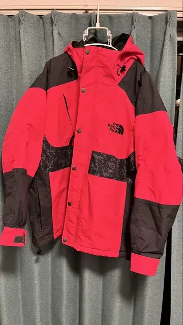 THE NORTH FACE 다운 자켓 남성용 2XL 레드/블랙