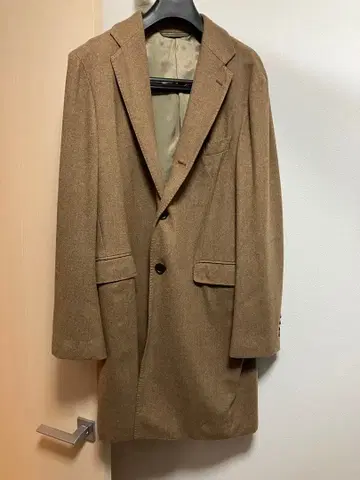 그린 레이블 릴랙싱 브라운 체스터 코트 XL
