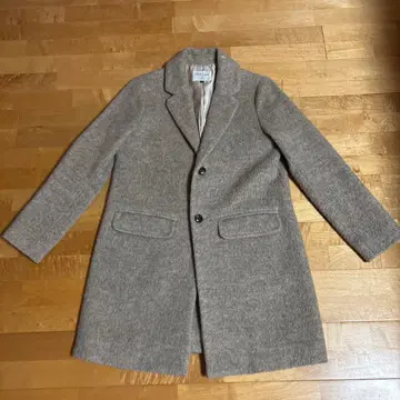 르 미노르 체스터 코트 38 베이지 알파카 혼방