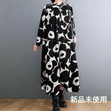 미사용 새상품 꽃무늬 원피스 롱 원피스