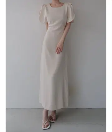 'Maison celon' rounded hem sleeve dress