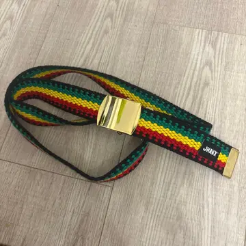 JHAKX 'Plaited Rasta' Gold 라스타 벨트