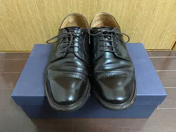 다크 브라운 가죽 캡토 드레스 신발 24cm REGAL