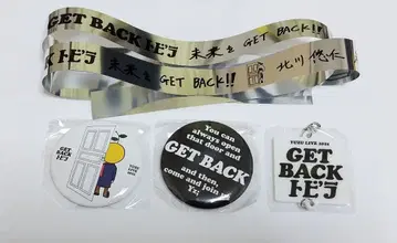 유즈 GET BACK 토비라 가챠 캔뱃지 2개 클리어 참 1개 세트 2