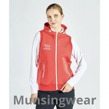 공식 먼싱웨어 종이상자 니트 티셔츠 베스트 LL XL 후드티 빨간색