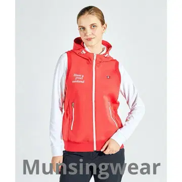 공식 먼싱웨어 종이상자 니트 티셔츠 베스트 LL XL 후드티 빨간색