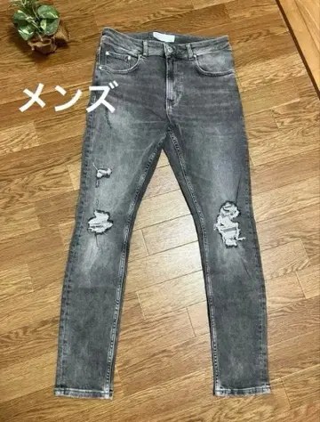 Bershka 버쉬카 스키니 블랙 데님 31