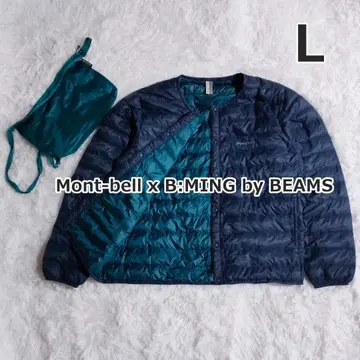 몽벨 BEAMS 별주 스페리오 다운 라운드넥 다운 자켓