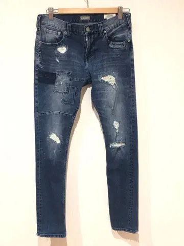 28인치 BAYFLOW DENIM 데미지 가공 스키니 청바지