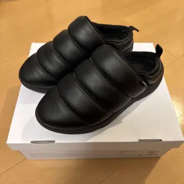 TENTIAL 리커버리 샌들 웜 26-26.5cm 블랙