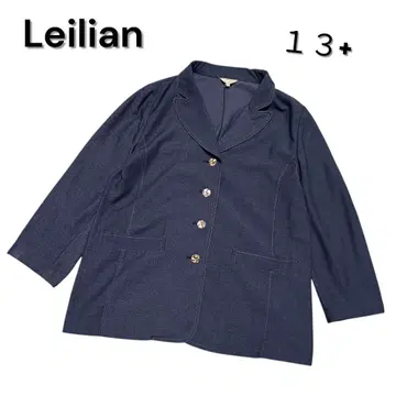 Leilian 레리안 빅 사이즈 얇은 자켓 겉옷 데님풍