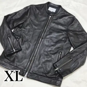 [ 새상품급 XL ] 유나이티드 애로우즈 양가죽 램 가죽 가죽 자켓