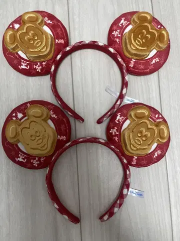 [새상품급] 미키 와플 머리띠 디즈니 2개