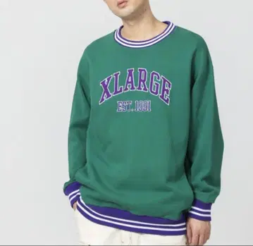 XLARGE RIB LINE CREWNECK SWEAT