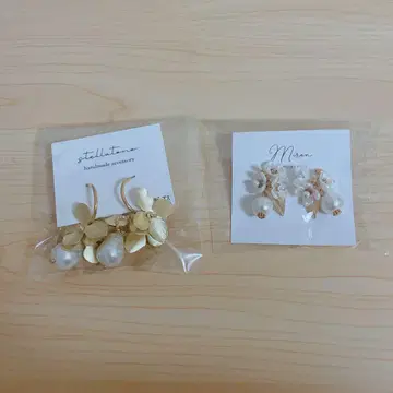 stellatono & Miran 꽃 모티브 귀걸이 세트