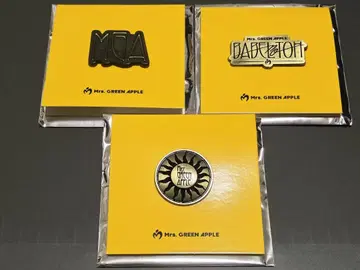 Mrs. GREEN APPLE 바벨탑 가챠 핀즈 3종 세트