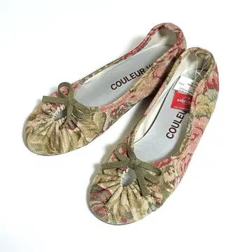 미사용 크롤 발리에 23cm COULEUR VARIE 발레 슈즈 3E