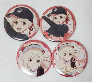 리코리스 리코일 유카리 캔뱃지 치사토 4점 세트