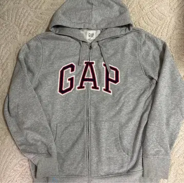 GAP 그레이 풀 집업 후드티 M 사이즈