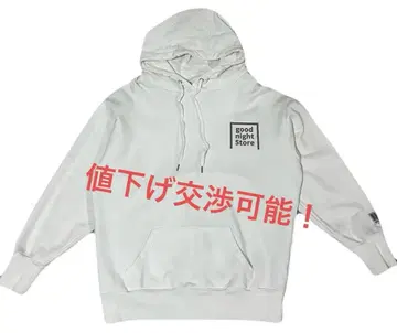 good night 5store 화이트 후드티