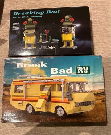 Breaking Bad 블록 캠핑카 피규어 세트