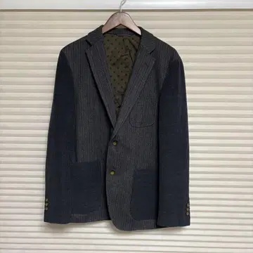 MITSUMINE 소재 절개 디자인 자켓 LL