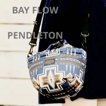 BAY FLOW x PENDLETON 다운 토트백 숄더 포함