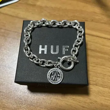 HUF 실버 체인 팔찌