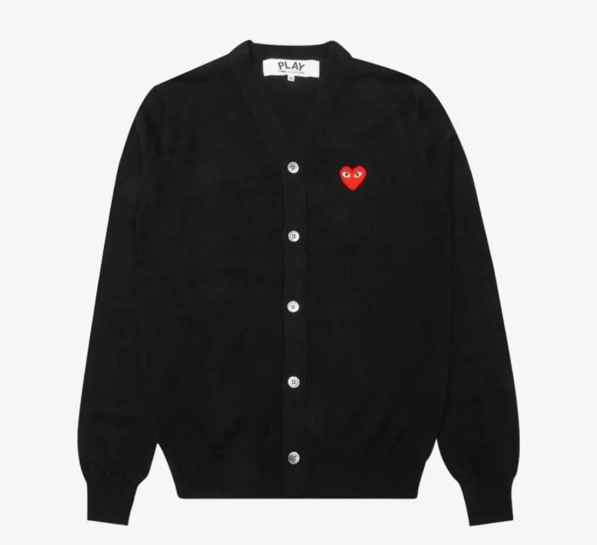 [New Product/Genuine/Free Shipping] Comme des Garçons Unisex V-neck Wool Cardigan