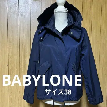 BABYLONE 바빌론 골드 버튼 후드 부착 자켓 거의 미사용