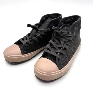 새상품급 ZARA 자라 미들컷 스니커즈 그레이 40 (25.5cm)