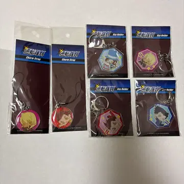 역전재판 참 스트랩 아크릴 키링 6종 세트