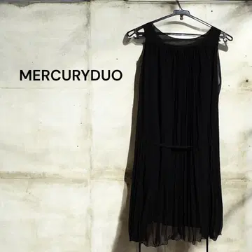 MERCURYDUO 머큐리 듀오 A라인 플리츠 원피스 결혼식