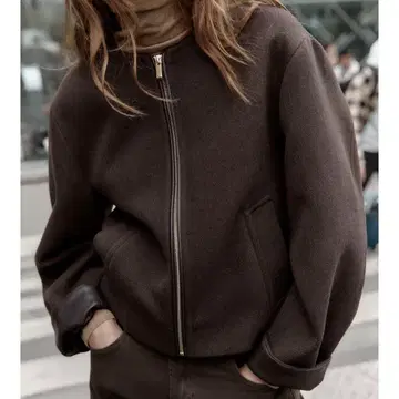 ZARA 소프트 페이크 가죽 자켓