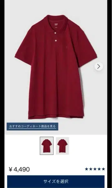 피케 셔츠 GAP