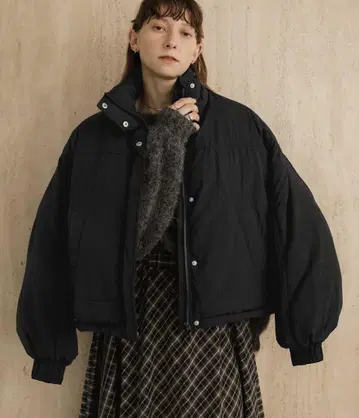 forksy. <발수 가공> 드로스트 포함 하이넥 몬스터 패딩 자켓