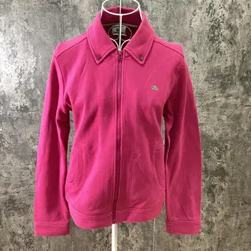 LACOSTE 라코스테 버튼 다운 집업 자켓 퍼플 계열(40