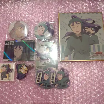 닌타마 란타로 타치바나 센조 캔 배지 헤어 클립