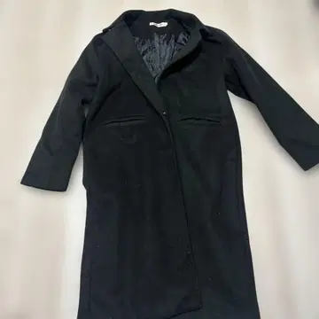 Hong Hong fashion 블랙 롱 코트