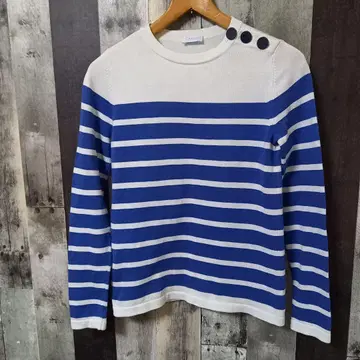 Cruciani 크루치아니 티셔츠 니트 보더 실크 혼방