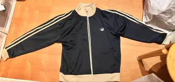 BEAMS HEART 저지 L 네이비/베이지