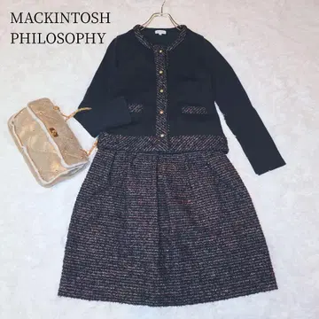 매킨토시 트위드 셋업 MACKINTOSH 네이비