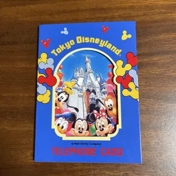 미사용 telephone card 디즈니