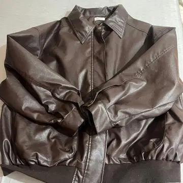 sedacle girl 인조 가죽 블루종