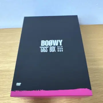 BOOWY GIGS BOX 새상품급